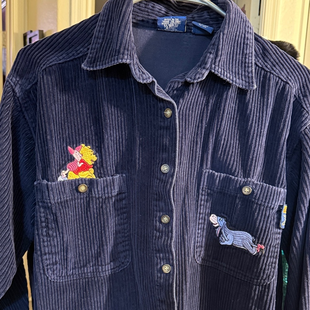Corduroy Jacket with Winnie the Pooh Embroidery Disney Pooh - Picture 2 of 9
